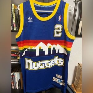 Alex English Nuggets Throwback Jersey